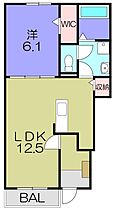 ヴィヴァレス  ｜ 滋賀県東近江市林田町（賃貸アパート1LDK・1階・44.70㎡） その2