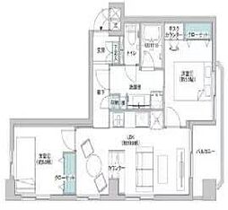 長堀橋シティハイツの間取図画像