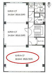 南船場じゅんさんビルの間取図画像