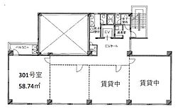 西宮ロイヤルビルの間取図画像