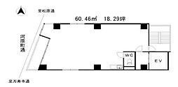 河原町エイトビルの間取図画像