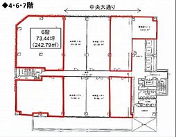 久太郎町恒和ビルの間取図画像
