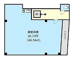 本町コスモビルの間取図画像