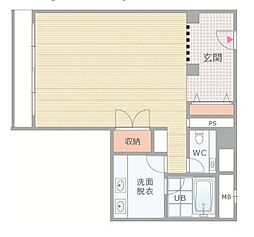 おおきに東心斎橋ビルの間取図画像