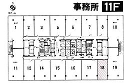 大阪駅前第4ビルの間取図画像