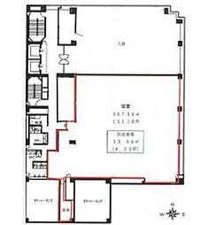 平野町中央ビルの間取図画像