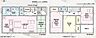間取り：1号棟の間取り図面です