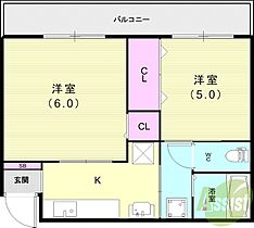 新芳地ビル  ｜ 兵庫県神戸市中央区花隈町13-6（賃貸マンション2K・3階・32.00㎡） その2