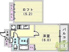 エステムコート神戸・県庁前IVグランディオ  ｜ 兵庫県神戸市中央区下山手通7丁目（賃貸マンション1K・6階・20.60㎡） その2