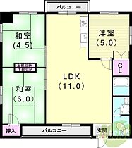 ハイツナカジマ  ｜ 兵庫県神戸市中央区中島通2丁目（賃貸マンション3LDK・3階・58.00㎡） その2