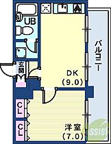 三宮ハウス  ｜ 兵庫県神戸市中央区小野柄通3丁目（賃貸マンション1LDK・10階・37.75㎡） その2