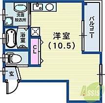 灘STATIONコート  ｜ 兵庫県神戸市灘区城内通5丁目（賃貸マンション1K・3階・24.42㎡） その2