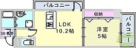 ウィングコート小松  ｜ 兵庫県神戸市兵庫区小松通2丁目（賃貸マンション1LDK・6階・38.50㎡） その2