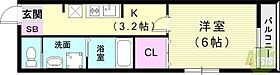 ナチュラルフロント  ｜ 兵庫県神戸市北区鈴蘭台北町1丁目4-5（賃貸アパート1K・2階・25.79㎡） その2