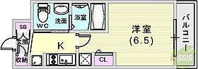 エステムコート神戸ハーバーランド前Vアクア 609 ｜ 兵庫県神戸市兵庫区湊町1丁目（賃貸マンション1K・6階・20.60㎡） その2