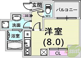 アスヴェル神戸元町II  ｜ 兵庫県神戸市中央区元町通5丁目1-7（賃貸マンション1R・13階・24.81㎡） その2