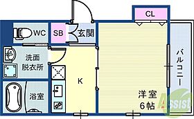 CoLaBo熊内橋通  ｜ 兵庫県神戸市中央区熊内橋通1丁目（賃貸アパート1K・2階・22.95㎡） その2