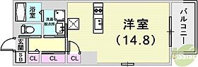 OZカーサ  ｜ 兵庫県神戸市中央区古湊通1丁目（賃貸マンション1R・5階・37.45㎡） その2