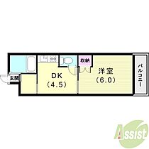 イナホハイツ  ｜ 兵庫県神戸市灘区城内通2丁目（賃貸マンション1DK・3階・26.00㎡） その2