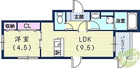 SHINKOBE COLN  ｜ 兵庫県神戸市中央区熊内町3丁目（賃貸アパート1LDK・1階・37.67㎡） その2