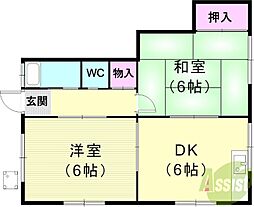 井上ハイツ 1階/-