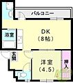 ドミールサニー緑町1号棟4階3.2万円