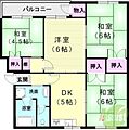 ひよどり台2団地16号棟5階3.9万円