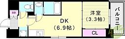 SDグランツ神戸ランドマーク 1DKの間取図画像