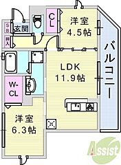 物件の間取り