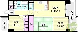 ロイヤル神戸山の街 3LDKの間取図画像