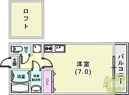 リノハイツ鈴蘭台駅前A棟 2階/-