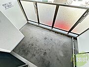 広いバルコニですね