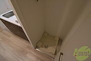 室内洗濯機置き場です