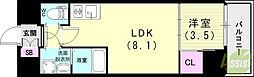 LIVIAZKOBELaMer 1LDKの間取図画像