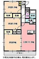 マンション花水木  ｜ 長野県飯田市鼎名古熊（賃貸マンション3LDK・3階・67.86㎡） その2