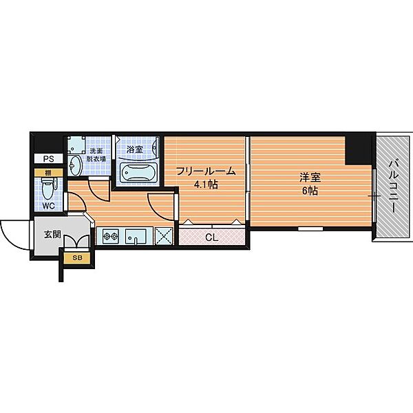 レジュールアッシュ梅田AXIA ｜大阪府大阪市北区太融寺町(賃貸マンション1SK・3階・31.77㎡)の写真 その2