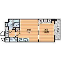 大阪府大阪市北区松ケ枝町（賃貸マンション1LDK・4階・30.00㎡） その2