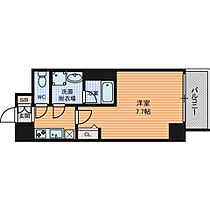 レジュールアッシュ大阪城WEST  ｜ 大阪府大阪市中央区南新町２丁目（賃貸マンション1K・4階・24.60㎡） その2