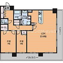 ブランズタワー御堂筋本町  ｜ 大阪府大阪市中央区南本町４丁目（賃貸マンション2LDK・17階・81.89㎡） その2