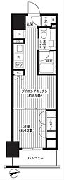 RESIDIA新御徒町 1DKの間取図画像