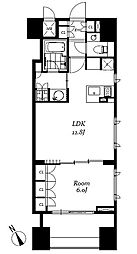 チェスターコート御茶ノ水 1LDKの間取図画像