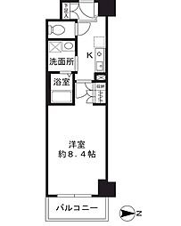 シャンピアコート茨木 1Kの間取図画像