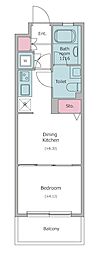 RESIDIA笹塚 1DKの間取図画像