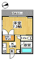 オクトプエス 201 ｜ 茨城県龍ケ崎市出し山706-1（賃貸アパート1K・2階・24.00㎡） その2