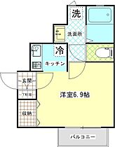 ロゼ　オルテンシア 101 ｜ 神奈川県横須賀市米が浜通2丁目10（賃貸アパート1R・1階・23.70㎡） その2