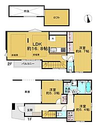 中野区上高田1丁目　新築一戸建 2号棟