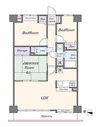 間取図画像 3LDK