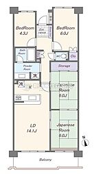 間取図画像 4LDK