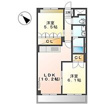 プランドール  ｜ 大分県中津市大塚（賃貸アパート2LDK・2階・51.24㎡） その2