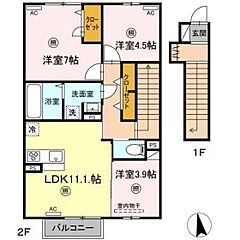 物件の間取り